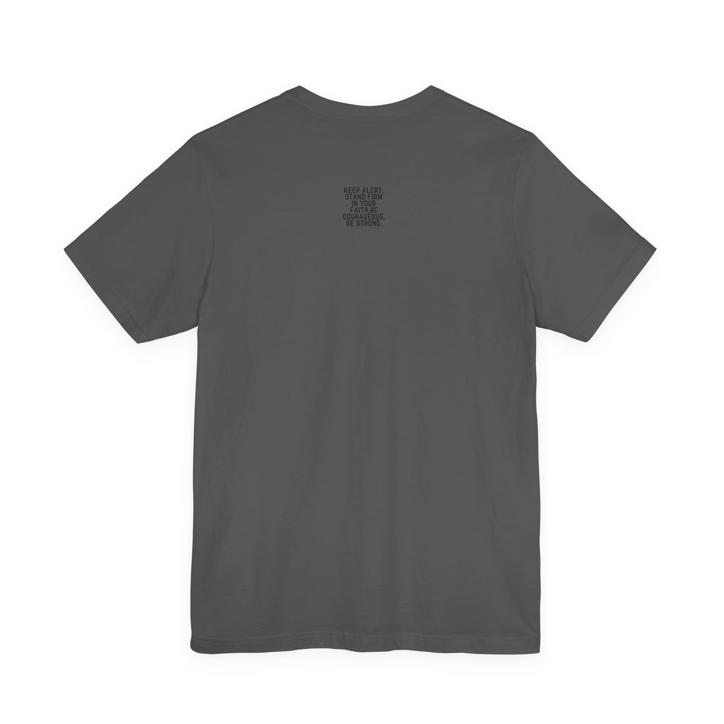 LIVE AND LET LIVE - (Chakra Cross)(Black Text)-Unisex Jersey Short Sleeve Tee