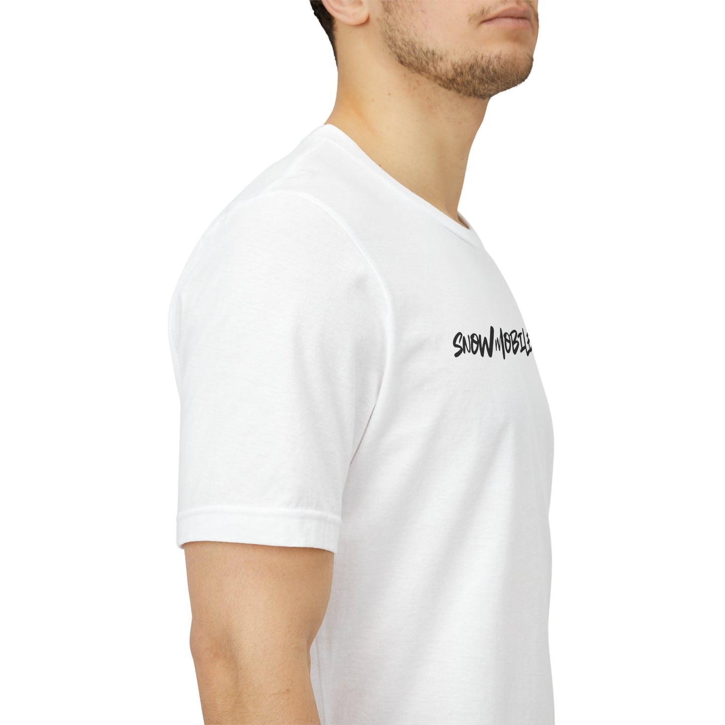 SNOWMOBILE JUNKIE with 'You Are Amazing' Neck Label- T-shirt