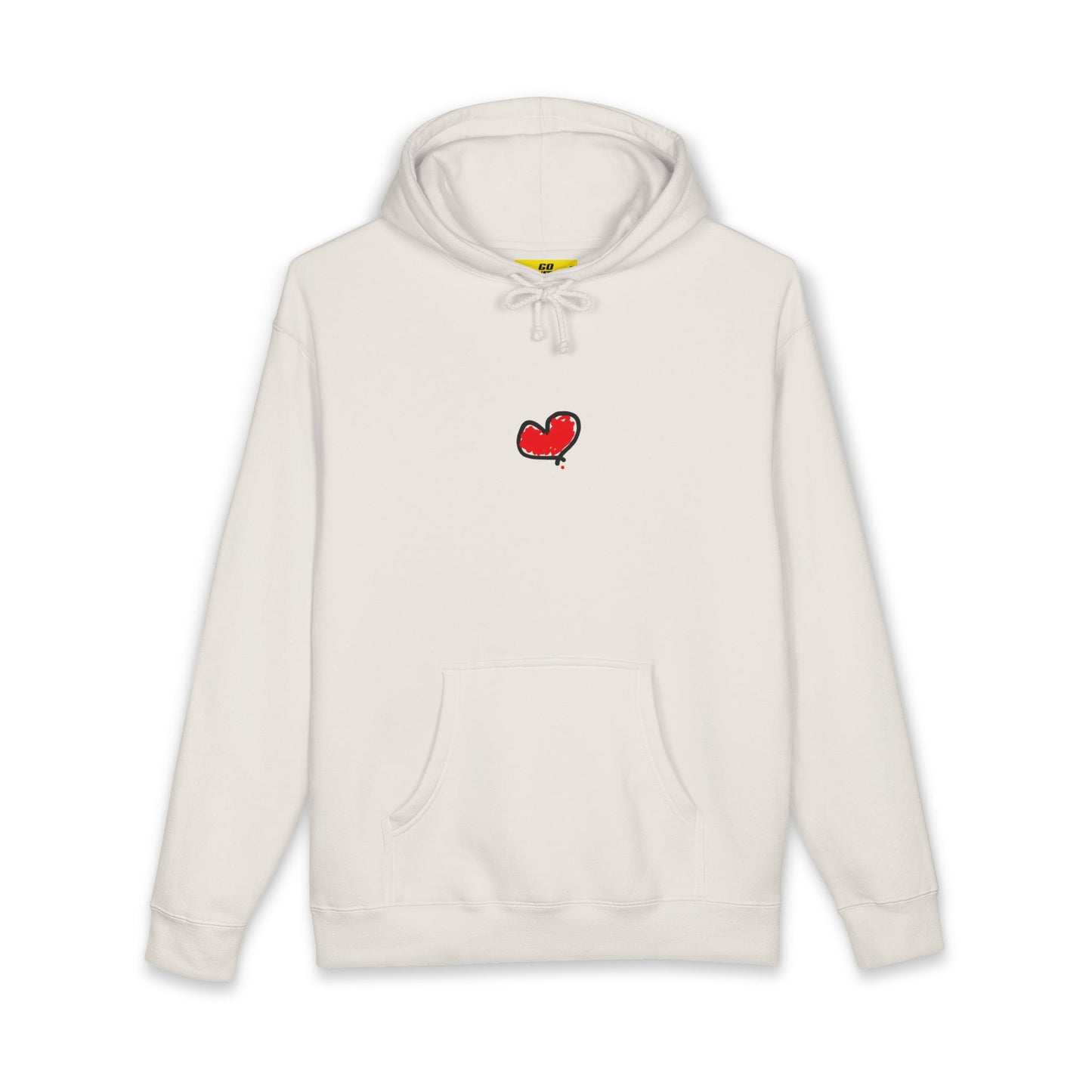 GO WITH YOUR HEART Unisex Heavyweight Hooded Sweatshirt