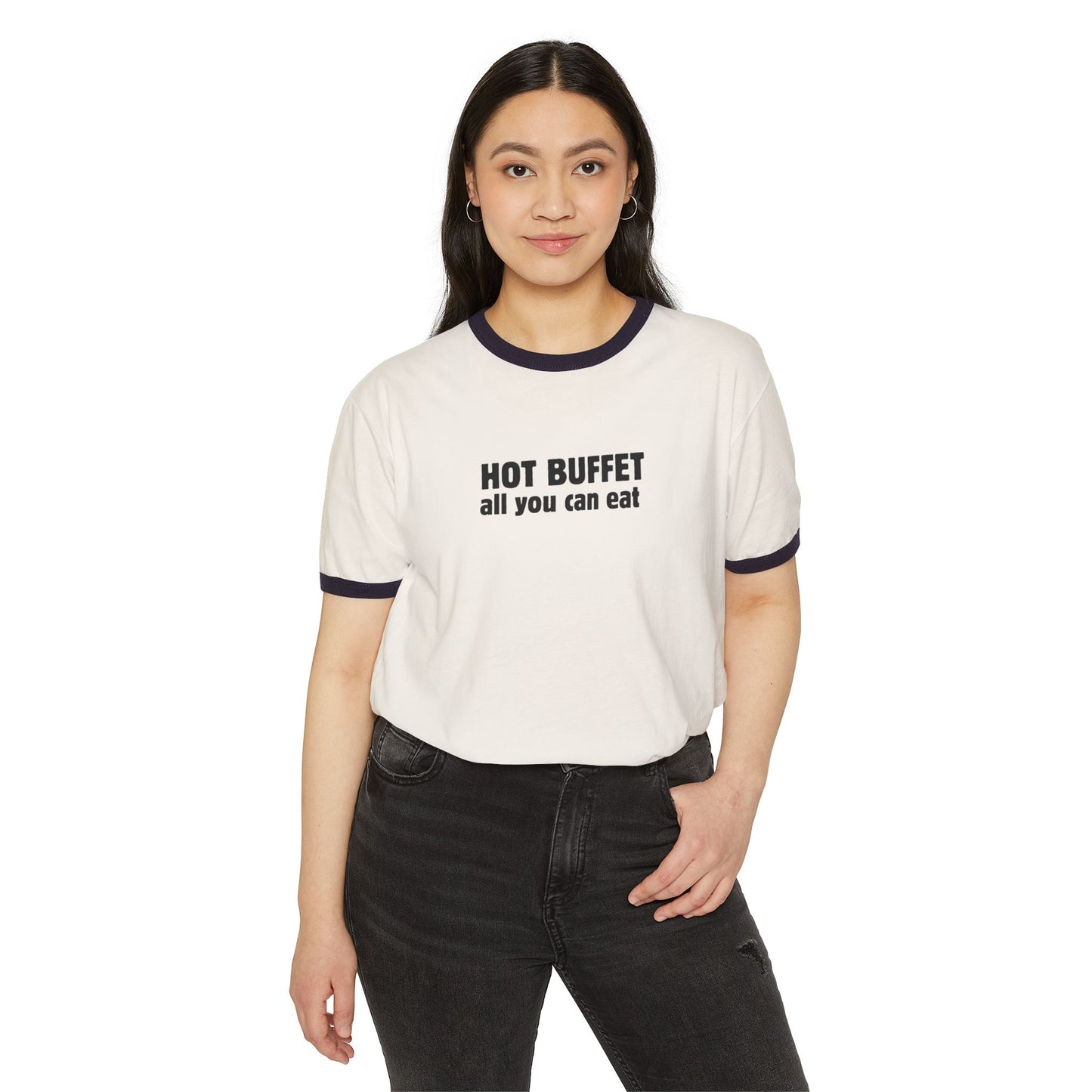 HOT BUFFET(You Are Amazing And Beautiful)-Unisex Cotton Ringer T-Shirt