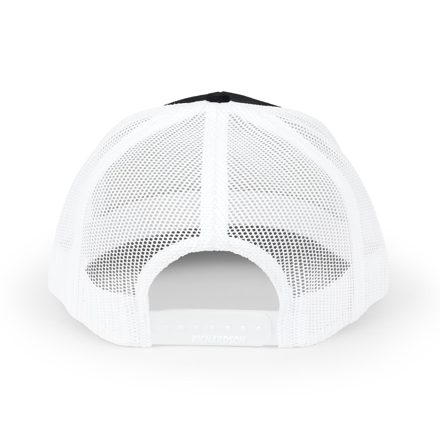 HE HAD A MONOCLE - (White Text)- Snapback Trucker Cap (Embroidery)