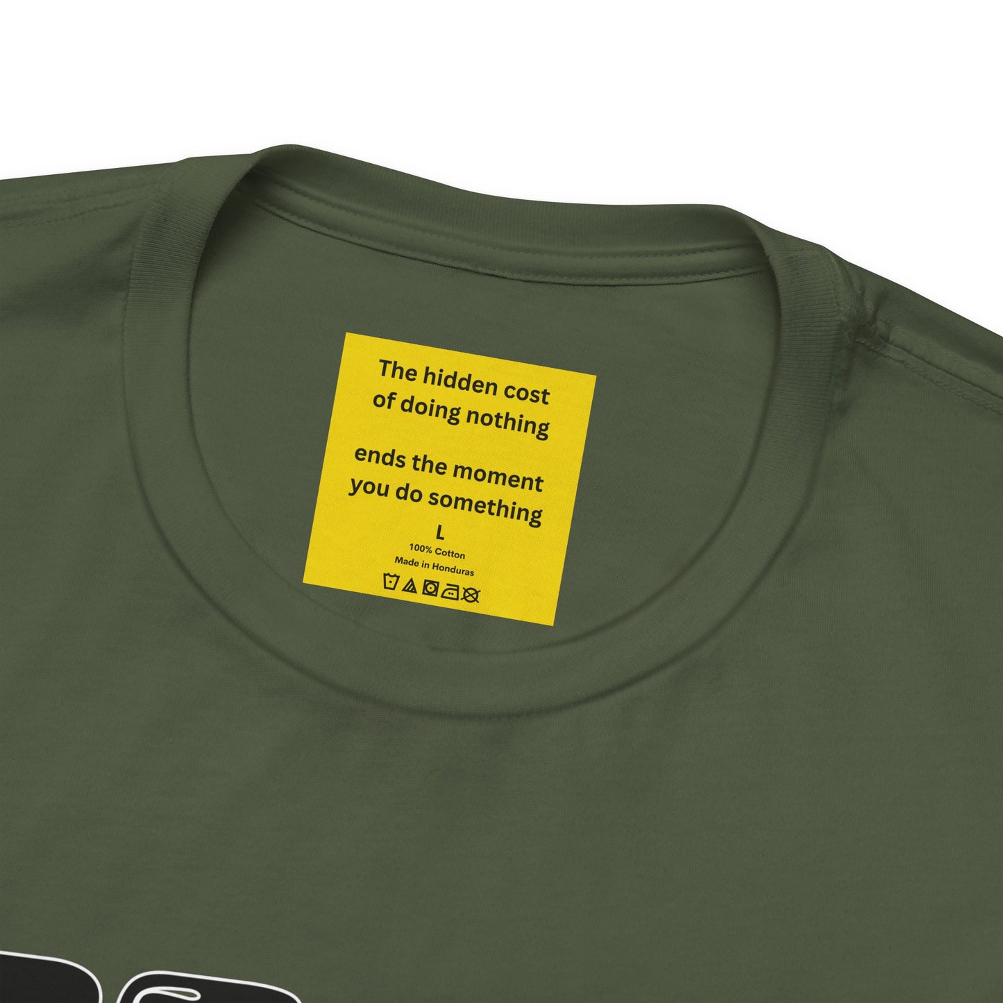 TEAM MONOCLE (The hidden cost of doing nothing) Unisex Jersey Short Sleeve Tee