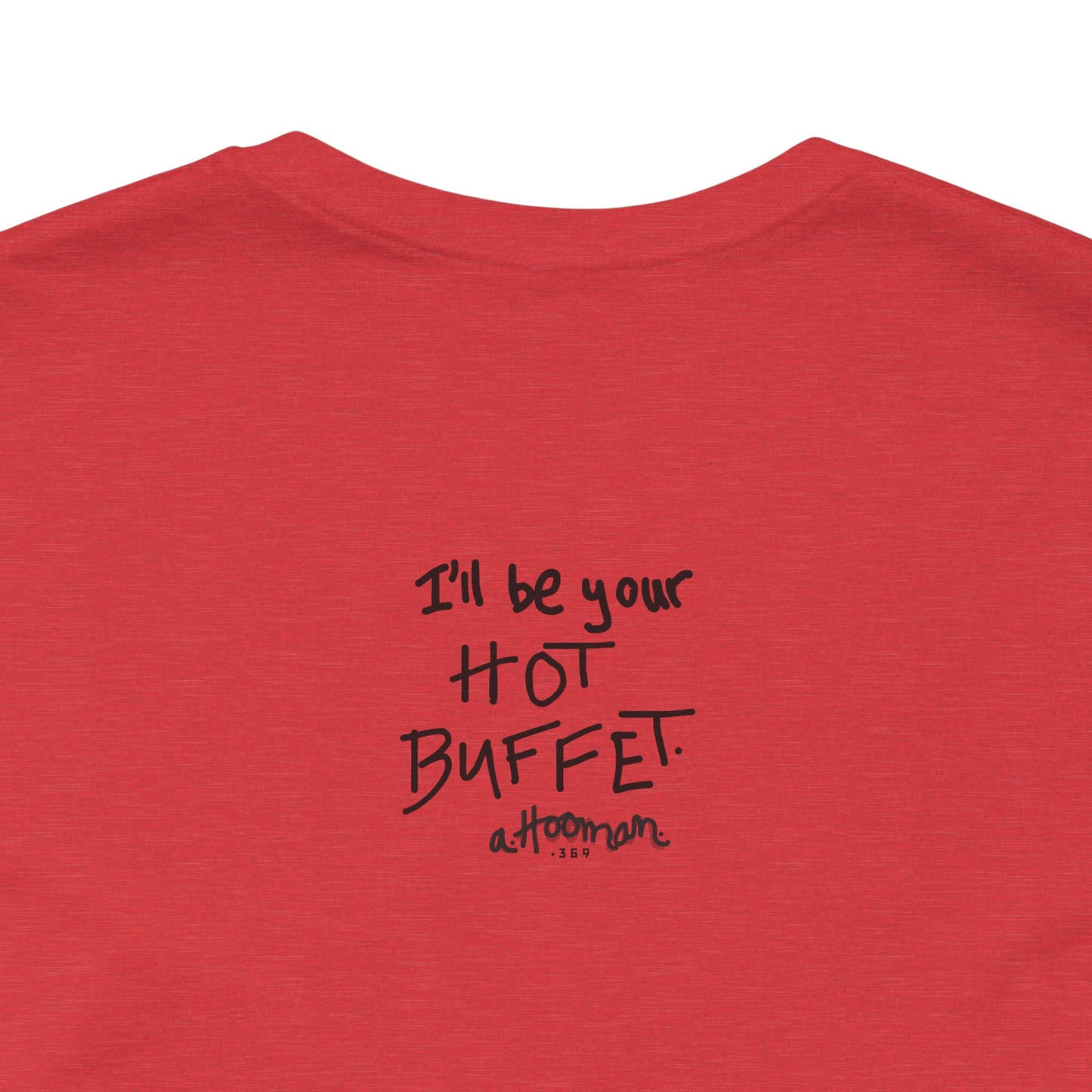YOU FOUND ME Unicorn Balloon Animal VALENTINE'S LIMITED TIME RELEASE  with  "I'll be your Hot Buffet" on back