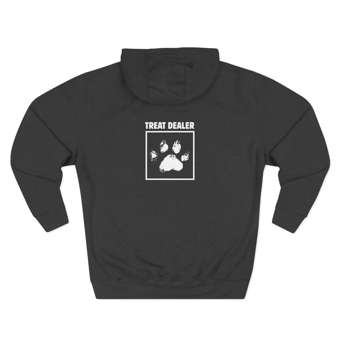 TREAT DEALER - "ECO and SUSTAINABLE, 80% Cotton, Three-Panel Fleece Hoodie-(BCI)(OEKO-TEX)