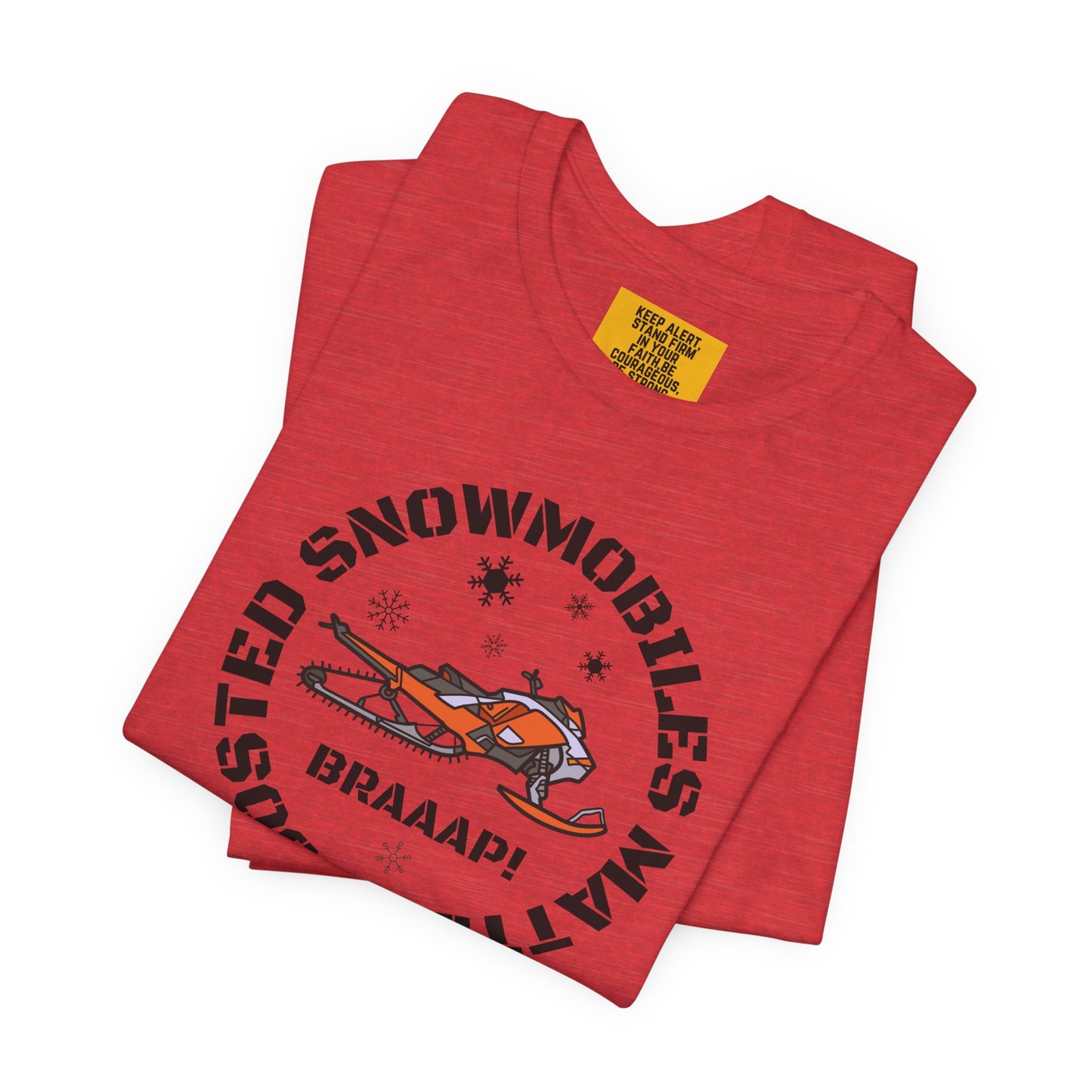 BOOSTED SNOWMOBILES MATTER Retro Tacky Tee