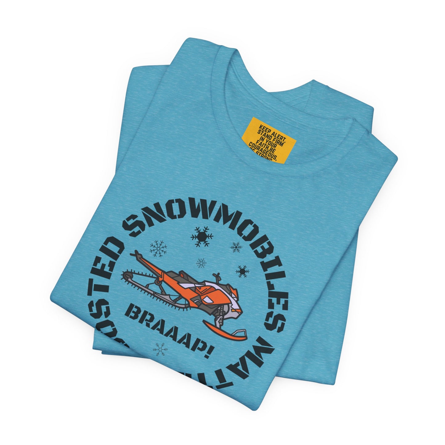 BOOSTED SNOWMOBILES MATTER Retro Tacky Tee