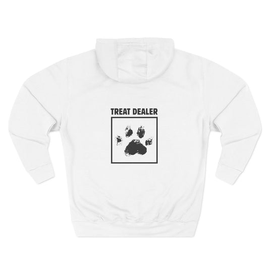 TREAT DEALER -"ECO and SUSTAINABLE", 80% Cotton, Three-Panel Fleece Hoodie-(BCI)(OEKO-TEX)